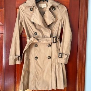 MICHAEL Michael Kors Pleated Trench Coat